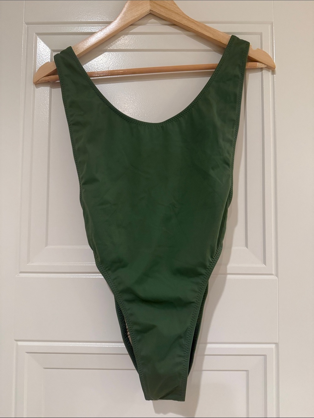 NWOT Norma Kamali Deep Green One-Piece Swimsuit